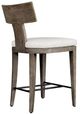 Uttermost® Cellini Weathered Gray Wooden Outdoor Counter Stool-5