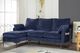 Mazin Furniture Mercury 2-Piece Blue Reversible Chaise Sofa Sectional-2