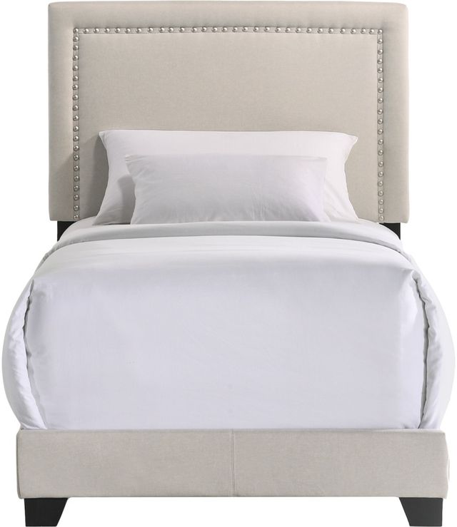 Intercon Zion Fog Youth Twin Upholstered Panel Bed-2