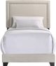 Intercon Zion Fog Youth Twin Upholstered Panel Bed-2