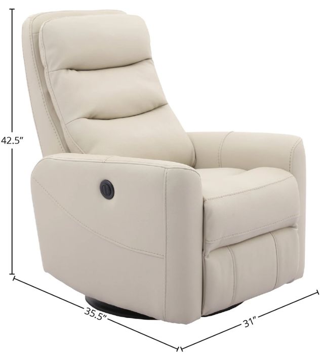 Parker House® Hercules Oyster Manual Swivel Glider Recliner-3