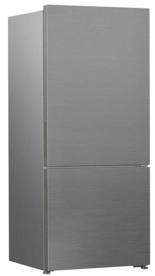 Blomberg® 30" 16.1 Cu. Ft. Stainless Steel Counter Depth Bottom Freezer Refrigerator with Ice Maker-1
