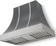 La Cornue CornuFé Cascade 36" Graphite Wall Mounted Range Hood with Satin Chrome Trim-0