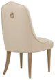 Michael Amini® Malibu Crest Beige/Burnished Gold Side Chair-4