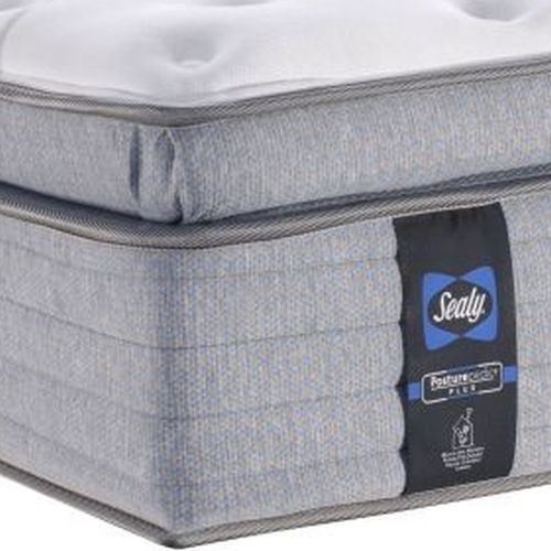 Sealy® Posturepedic® Plus Sabine 14" Wrapped Coil Soft Euro Pillow Top Twin XL Mattress-1