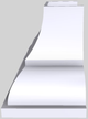 Vent-A-Hood® Designer Series 42" White Wall Mounted Range Hood-1