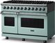 Viking® 5 Series 48" Splash Pro Style Dual Fuel (NG) Range with Polished Chrome Trim-3