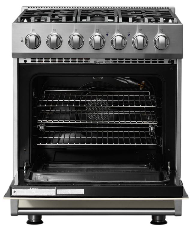 Viking® 3 Series 30" Pure White Pro Style Natural Gas Range-1