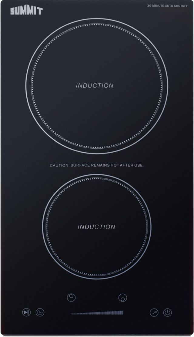 Summit® 12" Black Induction Cooktop
