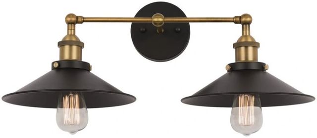 YHD Dark Gray 2-Light Wall Sconce-1