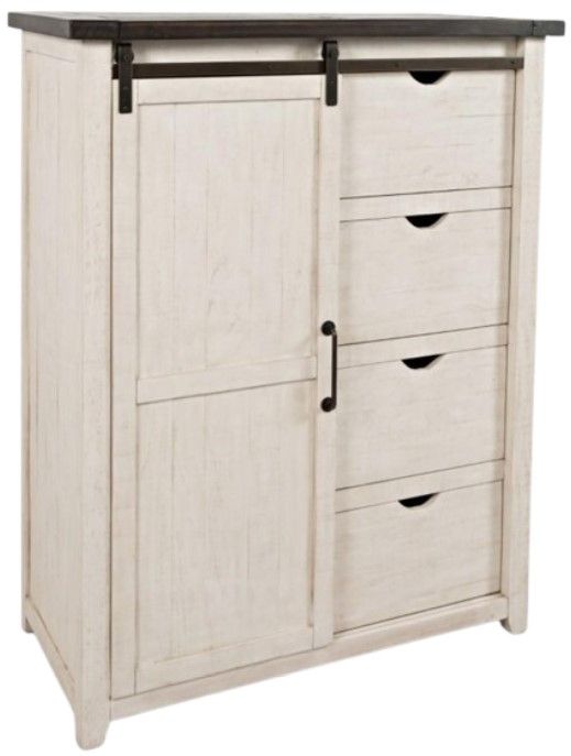 Jofran Inc. Madison County Vintage White Chest-0
