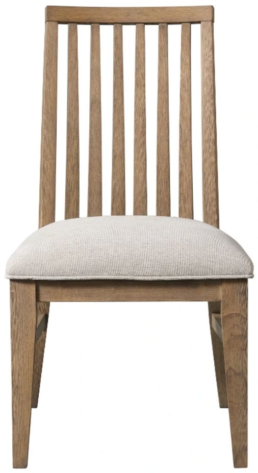 Intercon Landmark Weathered Oak Slat Back Side Chair-2