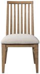 Intercon Landmark Weathered Oak Slat Back Side Chair-2