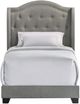 Intercon Rhyan Smoke Youth Twin Upholstered Panel Bed-2