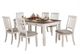 Mazin Furniture Nesbitt 7-Piece Beige/White Counter Height Dining Set-0