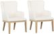 Magnussen Home® Somerset 2-Piece Butternut/Omari Natural Upholstered Dining Arm Chair Set-0