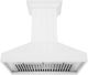 ZLINE 36" Shiplap Bright White Wall Mounted Range Hood-3