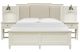 Magnussen Home® Willowbrook 3-Piece Egg Shell White/Natural Upholstered King Wall Bedroom Set-2