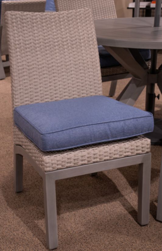 Signature Design by Ashley® Half Moon Beach Blue/Gray Outdoor Side Chair-2