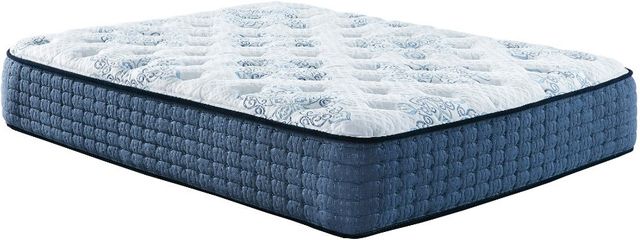 Sierra Sleep® by Ashley® Mt Dana 2-Piece Hybrid Plush and Better than a Boxspring Foundation Queen Mattress Set-1
