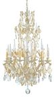 Currey & Company Buttermere Natural/Crushed Shell Chandelier-0