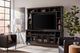 aspenhome® Industrial Ghost Black 85" Console and Hutch-1