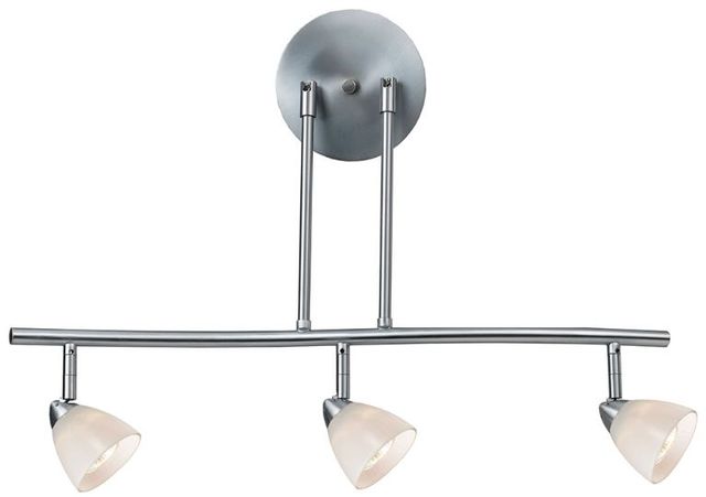Cal® Lighting & Accessories Brushed Steel/White Serpentine Light-0