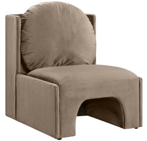 Meridian Furniture Sigma Taupe Upholstered Accent Chair-0