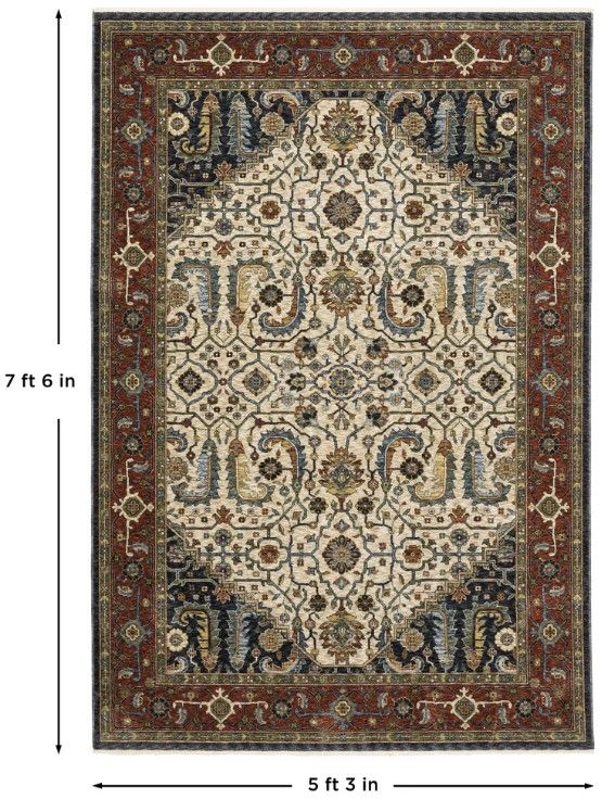 Oriental Weavers™ Aberdeen 5'x8' Style 20 Area Rug-2