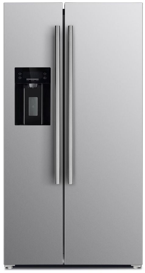 FORNO® 36 in. 20.0 Cu. Ft. Stainless Steel Side-by-Side Refrigerator-0