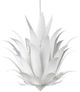 Currey & Company Agave Marjorie Skouras Tijereta Gesso White Chandelier-3