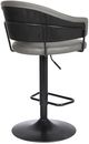 Armen Living Brody Gray Adjustable Swivel Bar Stool-2