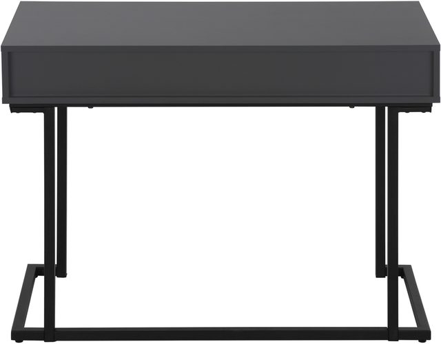 Monarch Specialties Inc. Black/Modern Grey Computer Desk-2