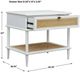 Uttermost® Coast White Side Table-2