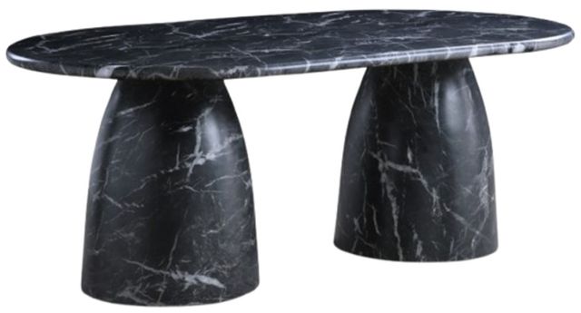 Meridian Furniture Cosenza Black 78" Indoor/Outdoor Concrete Dining Table-0
