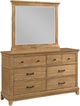New Classic® Home Furnishings Sunstone Honey Dresser and Mirror-0