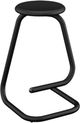 Amisco Customizable Paperclip70 Counter Stool with Matte Black Base-0
