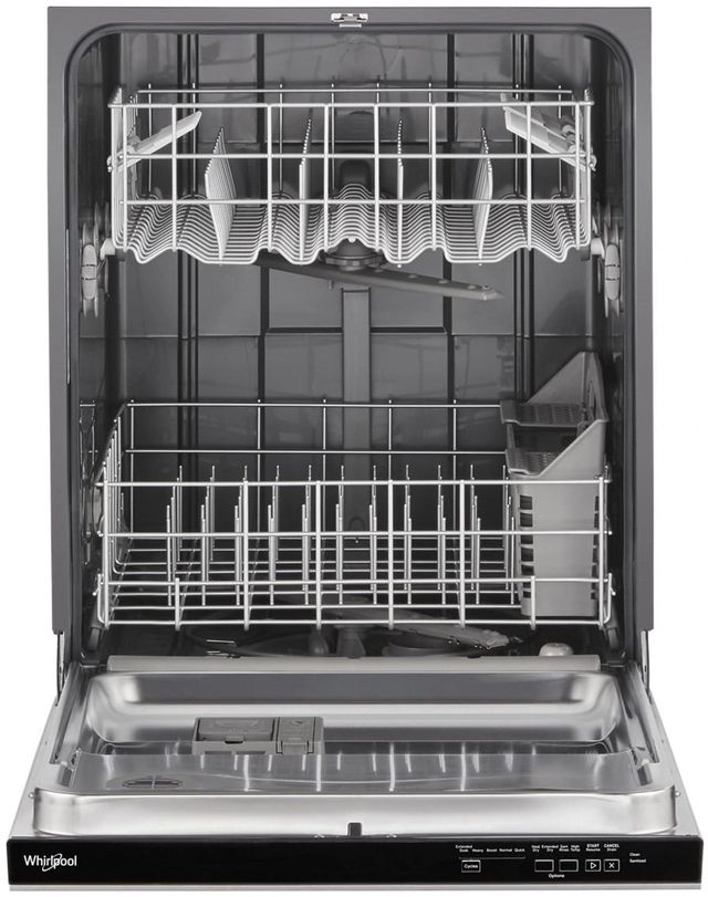 Whirlpool® 24" Fingerprint Resistant Stainless Steel Built In Dishwasher-1
