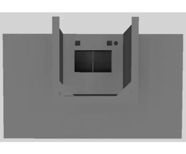 Vent-A-Hood® 36" Gunsmoke Contemporary Wall Mounted Range Hood-2