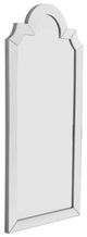 Bassett Mirror Spica Champagne Silver Leaf Floor Mirror-1