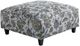 Fusion Furniture Whisper Teal Jacobean Regal Cocktail Ottoman-0