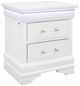 Global Furniture USA Charlie 4-Piece White Twin Bedroom Set-2