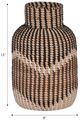 Sagebrook Home Black/Brown Woven Vase-4