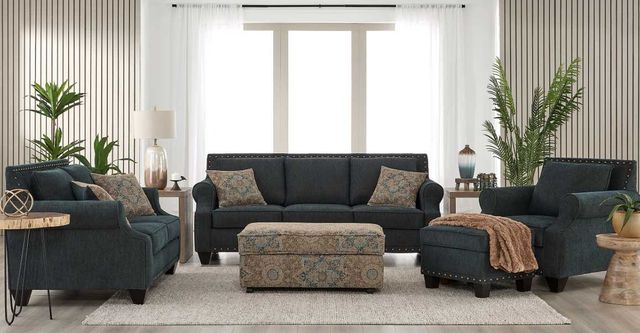 Hughes Furniture® 24825 Largo Oceanic Ottoman-1