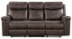 New Classic® Home Furnishings Quade Mocha Dual Manual Reclining Sofa-2