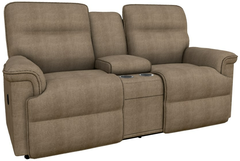 La-Z-Boy® Jay Twig Manual Reclining Loveseat with Console