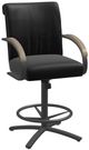 Chromcraft Customizable Easton Swivel Tilt Counter Height Dining Stool-5