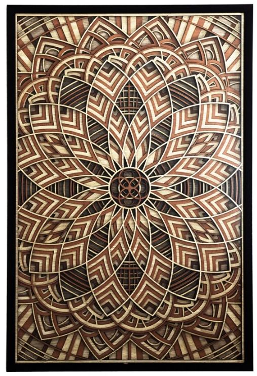 YHD Symmetry's Cut Wall Art-0