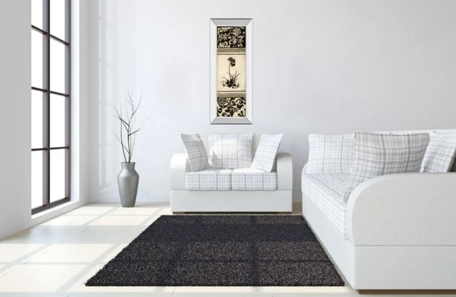 Classy Art Garden Shadow I by Kimberly Poloson Mirror Framed Wall Art-3
