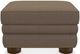 La-Z-Boy® Pembroke Java Ottoman with Brass Nailhead Trim-0